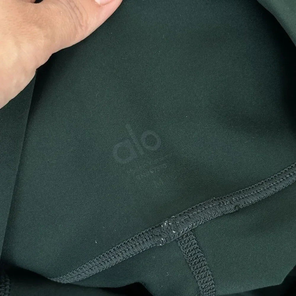 Alo Yoga 7/8 High-Waist Airlift Leggings Green Size M Sculpting Pilates Princess
